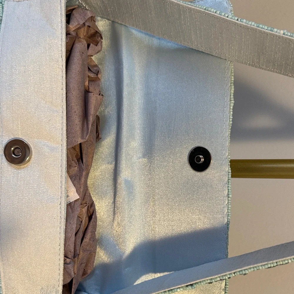 Hand Crafted Multicolor Beaded Shoulder Bag - Picture 4 of 6